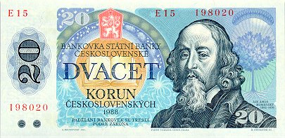 20 korun 1988   front